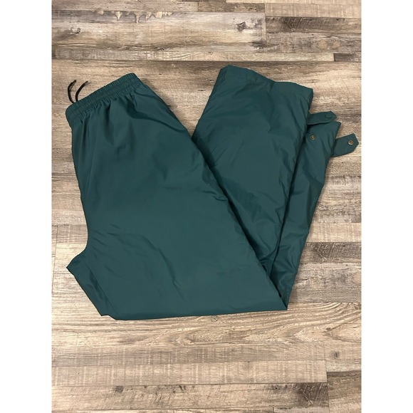 Cabelas Pants Mens LG Tall Green  Ultrex 100% Nylon Waterproof Windproof Outdoor - Picture 1 of 9